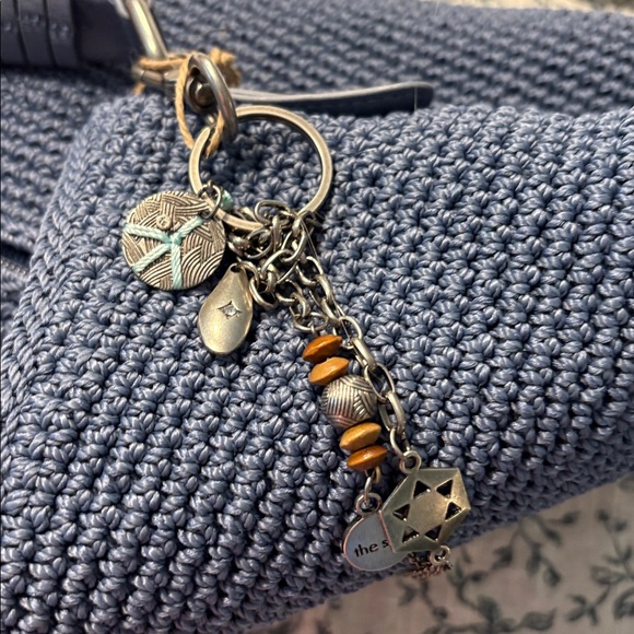 The Sak Tan 12x11 blue sequoia crochet bag - Picture 7 of 8